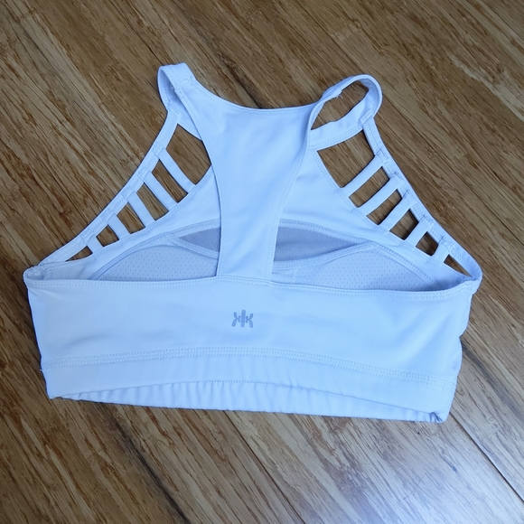 Kyodan Strappy White Sports Bra - Picture 3 of 8